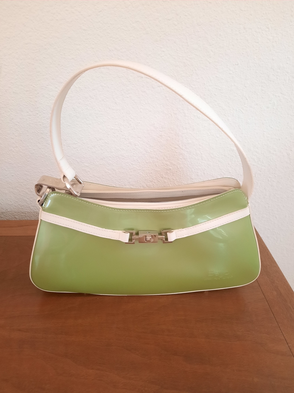 Beijo Green & White Shoulder Bag - Women Bags